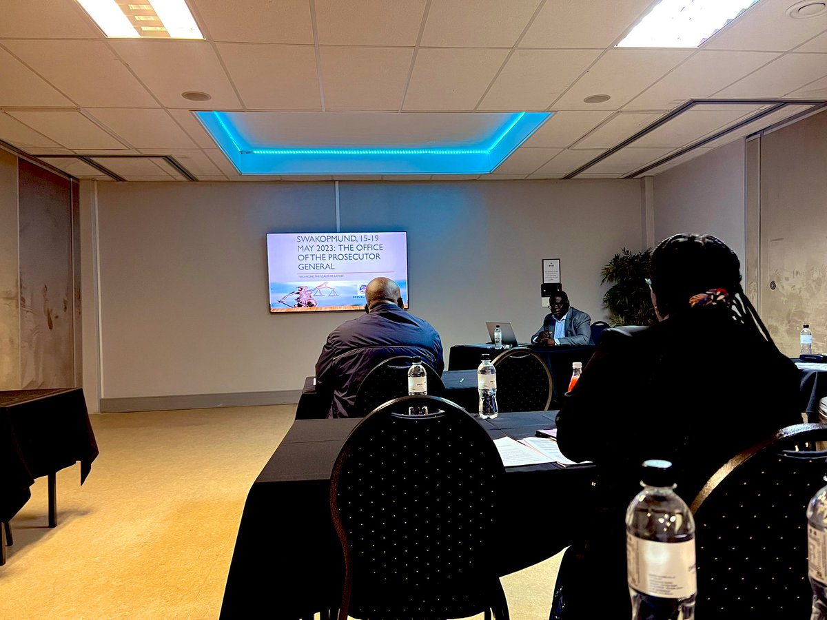 Inna_Hengari's tweet photo. We are in court today for trial fixing. While our legal team and my two brothers are in court, I am in Swakopmund on official business as MP. The irony is that I'm sitting right next to the Prosecutor General whose office is in charge of dragging out a bogus case. #FightingOn 💪🏾 https://t.co/Q6LqUd56Q6