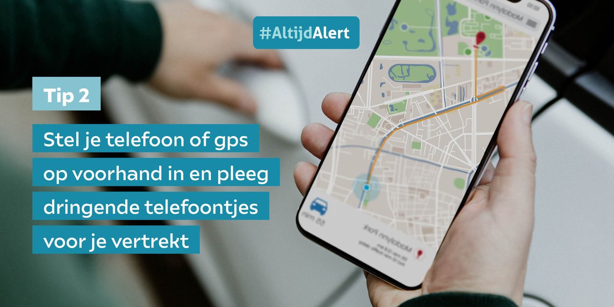 Altijd_Alert's tweet photo. Wees #AltijdAlert in het verkeer. Hoe? 🤔

Ontdek meer tips op https://t.co/hTIF0WJngu

#Afleiding #Enquête #Gsm #Auto #verkeersveiligheid #verkeer #Baloise #Viasinstitute @baloise_be @Vias_institute https://t.co/rGXq19lceD