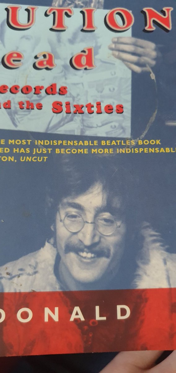 Hi <a href="/JimHowick/">Jim Howick</a> ,my daughter saw this copy of revered Beatles book Revolution in the Head and exclaimed "is that the guy from Ghosts?"