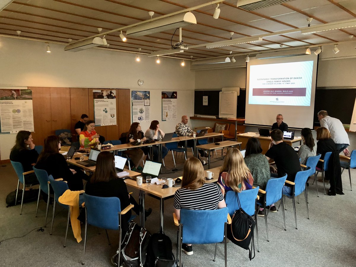<a href="/DecarbonHome/">DecarbonHome</a> Nordic Scientific Advisory Board seminar with Harald Rohracher <a href="/jesperole/">Jesper Ole Jensen</a>  Martin Hultman  &amp; <a href="/sampsahyysalo/">Sampsa Hyysalo</a> continues: interesting presentations on #Sustainability in #built #environment and #housing. <a href="/Akatemia_STN/">Strateginen tutkimus</a> @LukeFinlandInt <a href="/helsinkiuni/">University of Helsinki</a> <a href="/SYKEint/">Finnish Environment Institute (Syke)</a> <a href="/univaasa/">University of Vaasa</a>
