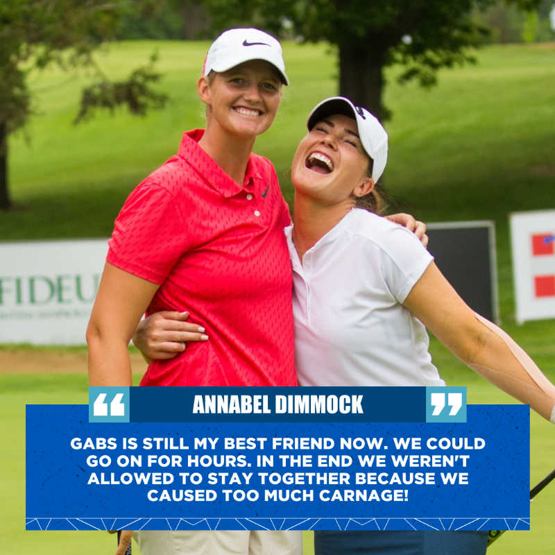 LETgolf's tweet photo. There’s always chaos when @AnnabelDimmock and @gabscowley are around 😂

From England to the LET, hear about the pair’s unique friendship on this week’s episode of 𝗧𝗛𝗘 𝗟𝗘𝗧 𝗚𝗢𝗟𝗙 𝗣𝗢𝗗𝗖𝗔𝗦𝗧 🎙️

Click the link below to listen now 🎧
