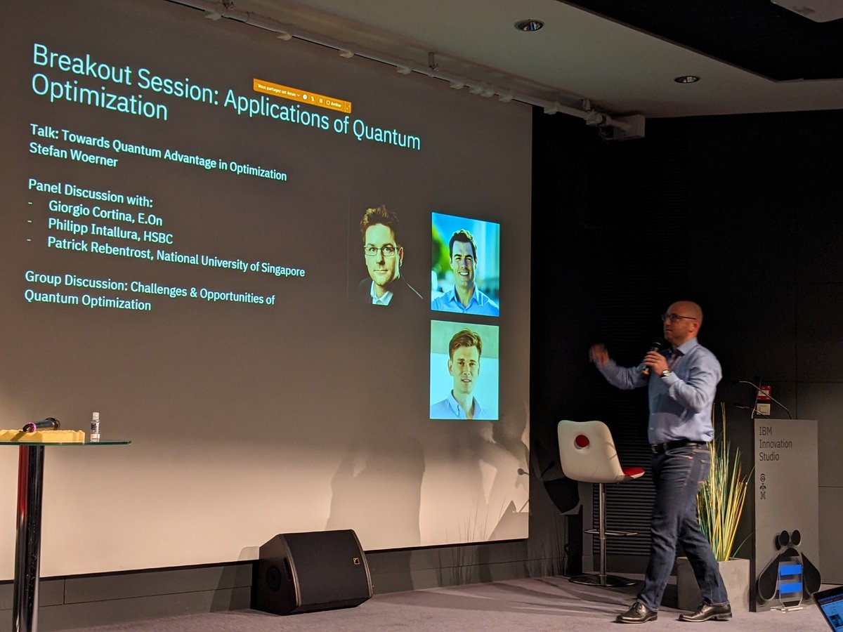 holgermu's tweet image. And @IBNResearch's Stefan Wörner Previews his #Quantium Optimization session. 

#IBMQuantum @IBMResearch