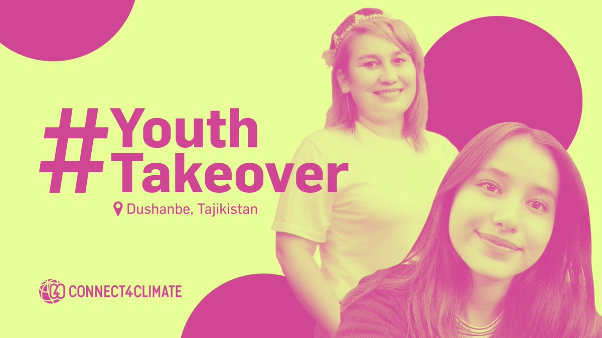 Keep your eyes on @Connect4Climate's social media channels 👀 May 15-17 for a special #YouthTakeover live from the #CentralAsia Climate Change Conference in Tajikistan! 🌏 #CAClimate2023 Two passionate #Youth4Climate leaders from the region will be sharing their perspectives 💚