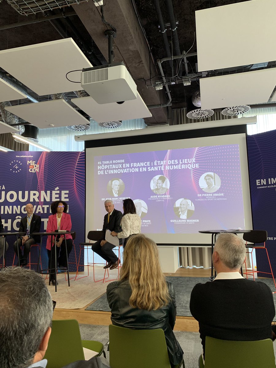 Journée de l’innovation à l’hôpital, c’est parti ! Cc <a href="/Future4care/">Future4care</a>