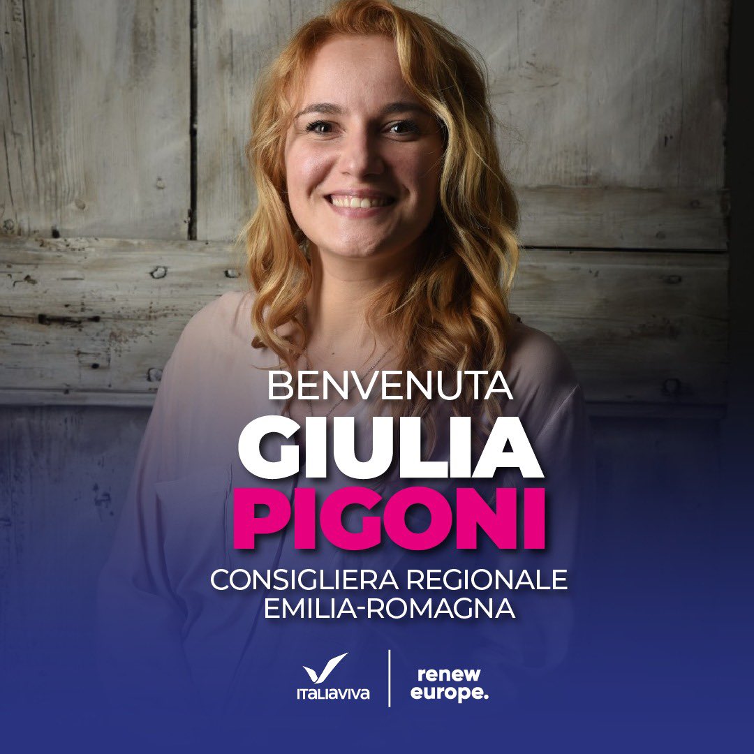ItaliaViva's tweet photo. Benvenute in Italia Viva a @naike_gruppioni e @GiuliaPigoni: la famiglia riformista cresce! https://t.co/G2iP25EDOV
