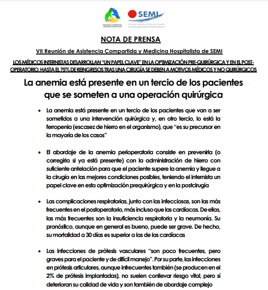 Sociedad Española de Medicina Interna tweet media