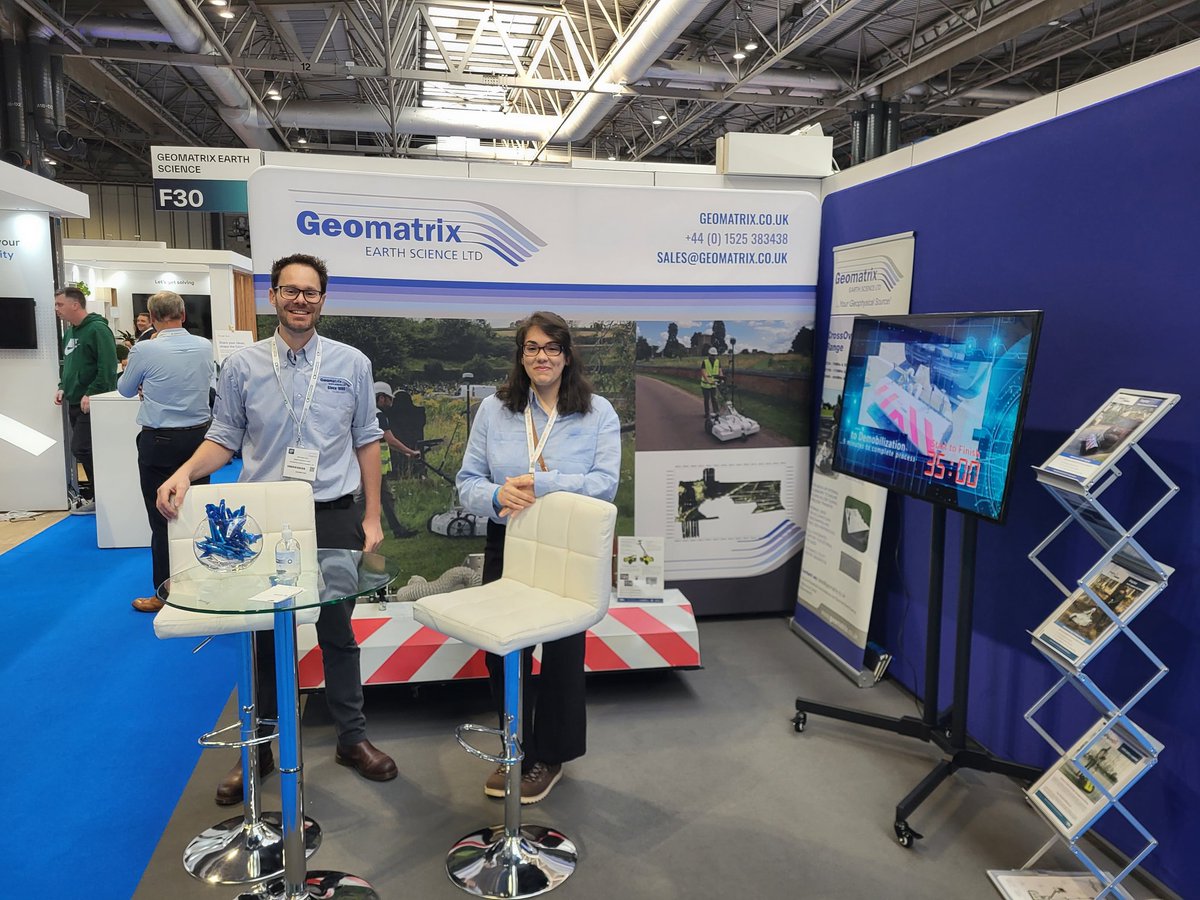 Geomatrix (@geomatrixes) on Twitter photo Anna & Matt are exhibiting at Utility week live this week at the NEC in Birmingham showcasing the <a href="/ImpulseRadar/">ImpulseRadar</a> range of GPR systems. Anna & Matt are exhibiting at Utility week live this week at the NEC in Birmingham showcasing the <a href="/ImpulseRadar/">ImpulseRadar</a> range of GPR systems.