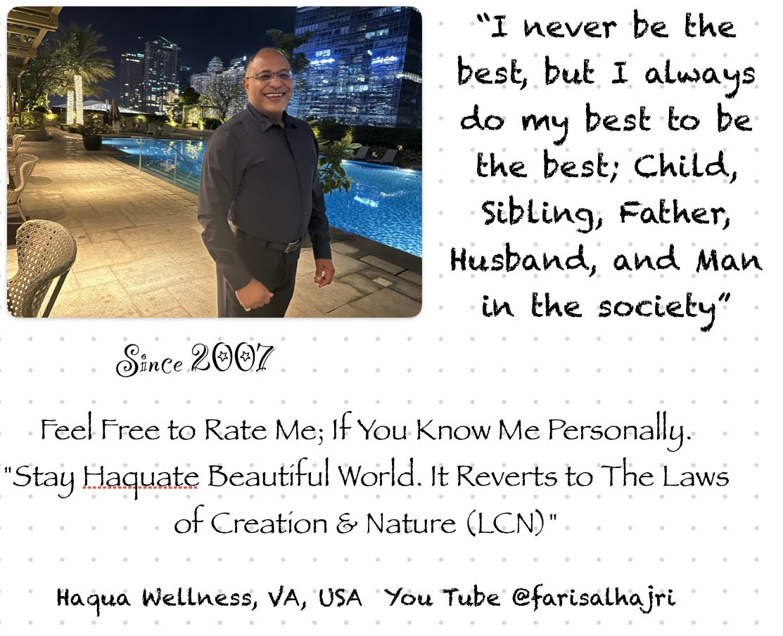 FARISALHAJRI's tweet image. Say this everyday in your life, and see what the Ul #universalintelligence will reciprocate back to you, I mean it!

“I never be the best, but I always do my best to be the best” ~ #farisalhajri