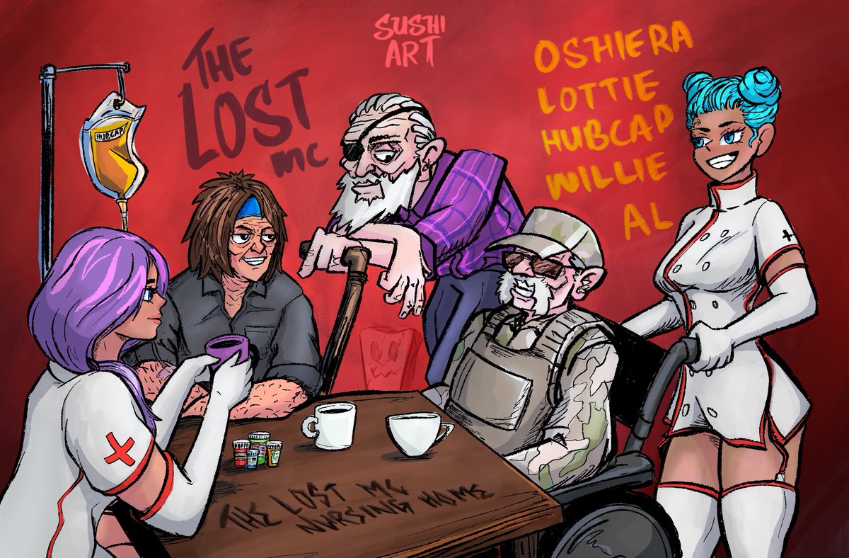 Some amazing art of The Lost "Nursing Home" by <a href="/SushiShad/">Sushi || COMMS (0/5)</a>.

Wild stuff.