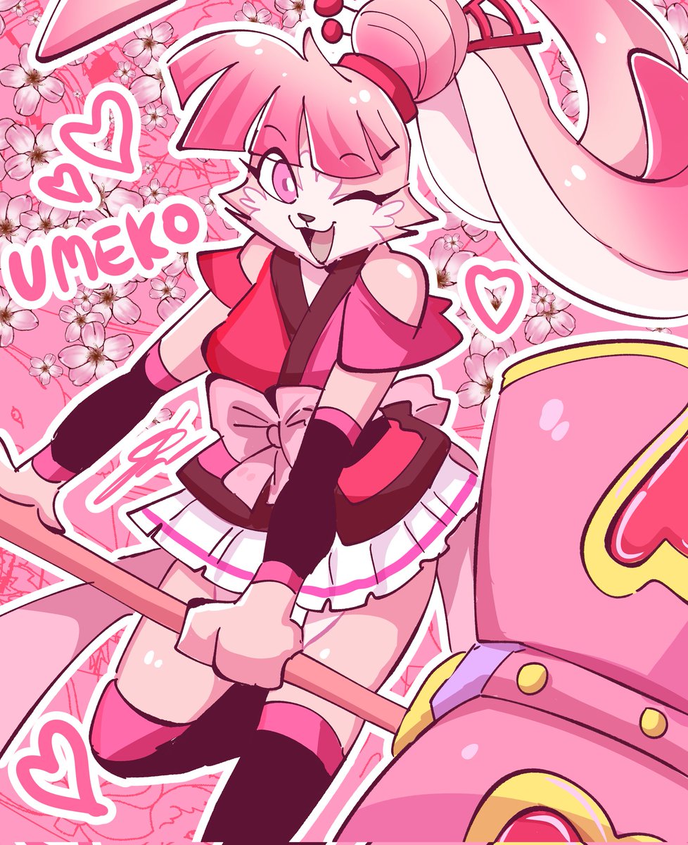 「My oc contents!! "Umeko" the ninja rabbi」|🩷ℂ𝕣𝕚𝕞𝕞𝕪/hitausのイラスト