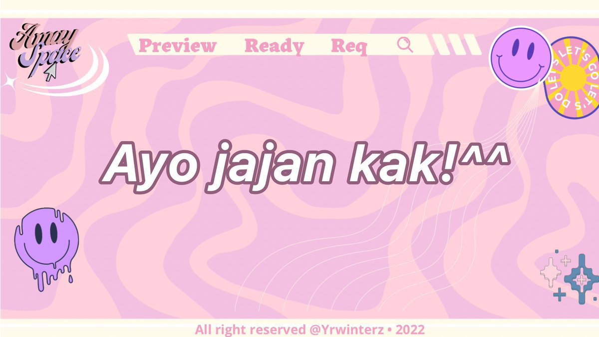 Help rt &amp; like? Thanks^^
layout cute from amay space! 🦋Yuu jajan layout ready stok nya 🫶🏻7.500/each get ava png only yap [Open made by req] dengan fee (+1k) Dm for take this!^^

sebut chara + payment yap

Payment : spay/ dana only #zonauang #zonajajan