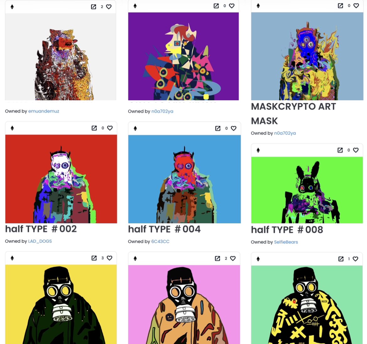 KAFKASKY001's tweet photo. とりあえず
気になるやつをリストして
眺める遊びが流行ってます🫠🫠🫠

#CRYPTOARTGASMASK
#CRYPTOARTMONSTER
#CRYPTOARTMASK https://t.co/a83NV2w2Ih