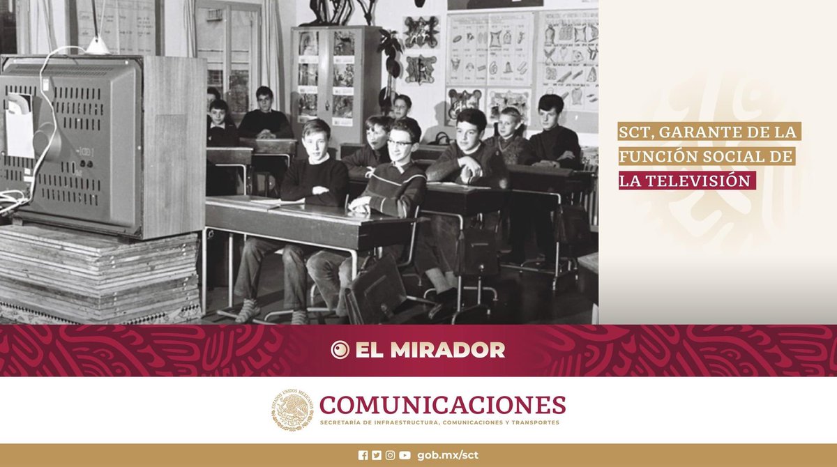 En 1965, nuestra Secretaría hizo posible la “educación por televisión”. ¡Visita El Mirador y conoce el esfuerzo tecnológico, humano y docente para llevar la enseñanza a los lugares más apartados de México!

➡ bit.ly/3Mr7s4H