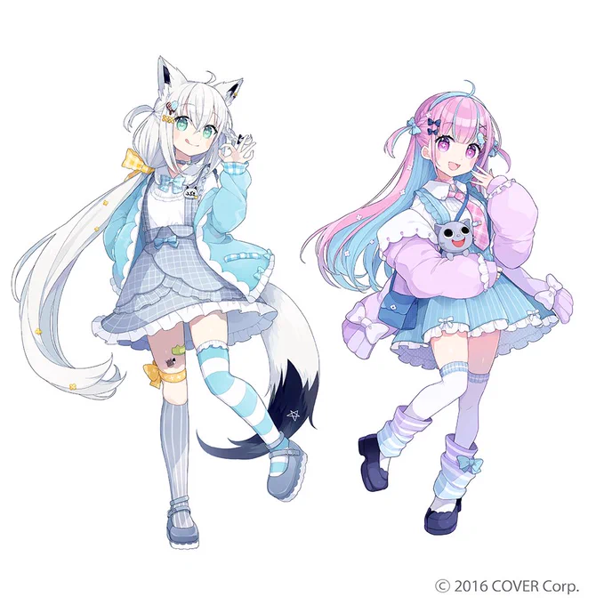 「ホロライブ」×「ローソン」コラボグッズイラスト【パステルコーデ】を担当させて頂きました  本日5月16日(火)よりスタートしております! #ローソン #ホロライブ #ホロローソン #ローソンホロライブ