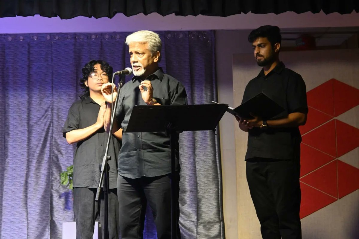 tagoreeok's tweet photo. One of the most exciting aspects of theatre is its emphasis on live performances. A theatre workshop was organised at TIS EOK for teachers. These performances were directed by the renowned director and theatre personality, Mr. Stephen Marazzi. https://t.co/keGeI4H4X0