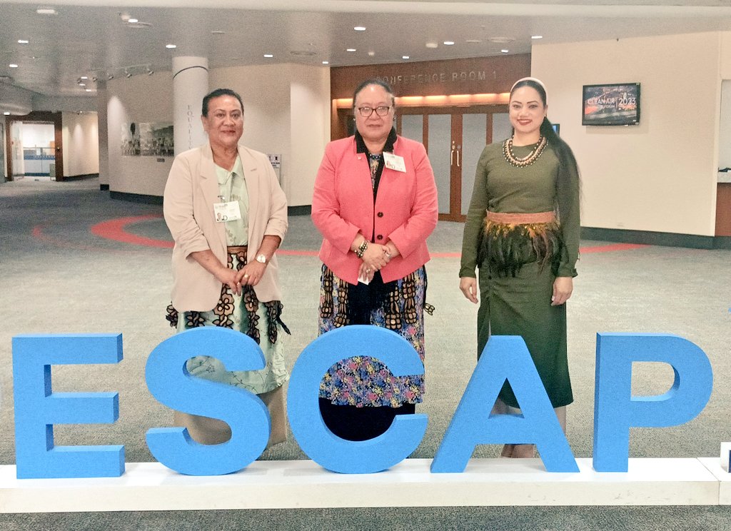 ElsieFukofuka's tweet photo. Quick snaps from the end of a busy first day at the UNESCAP Headquarters in Bangkok for the Seventy-ninth Session of the Economic and Social Commission for Asia and the Pacific. https://t.co/N9nyEbFwu5
