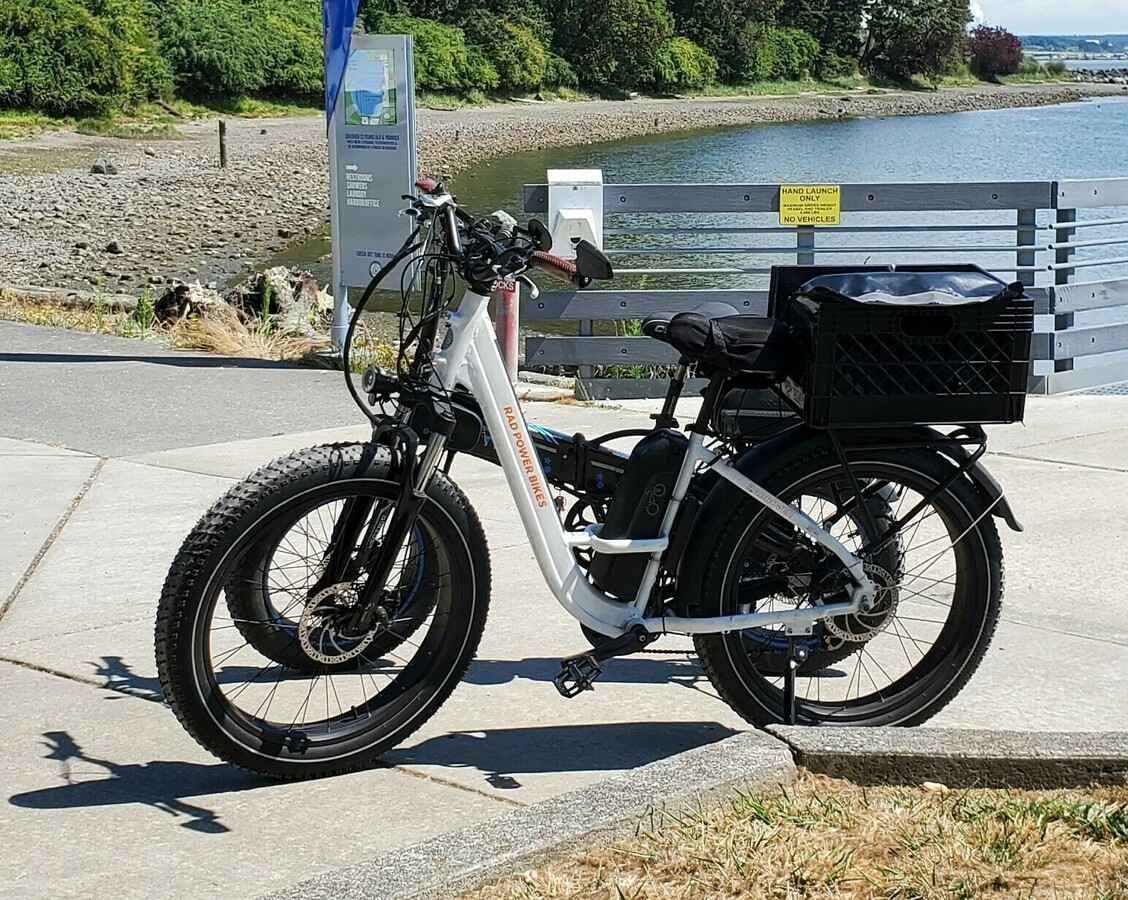 STOLEN - Black Rad Power Bikes Step Through in Cardiff bikeindex.org/bikes/1047780