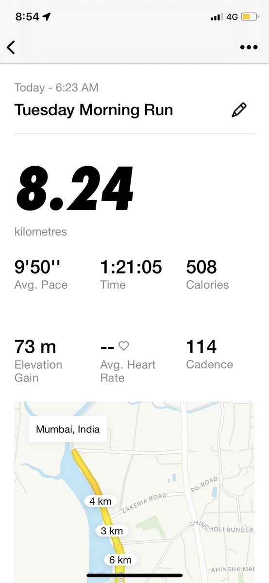 kaif1896's tweet photo. How many calories am I really burning? @Nike @adidasrunning https://t.co/GORegKhUmL