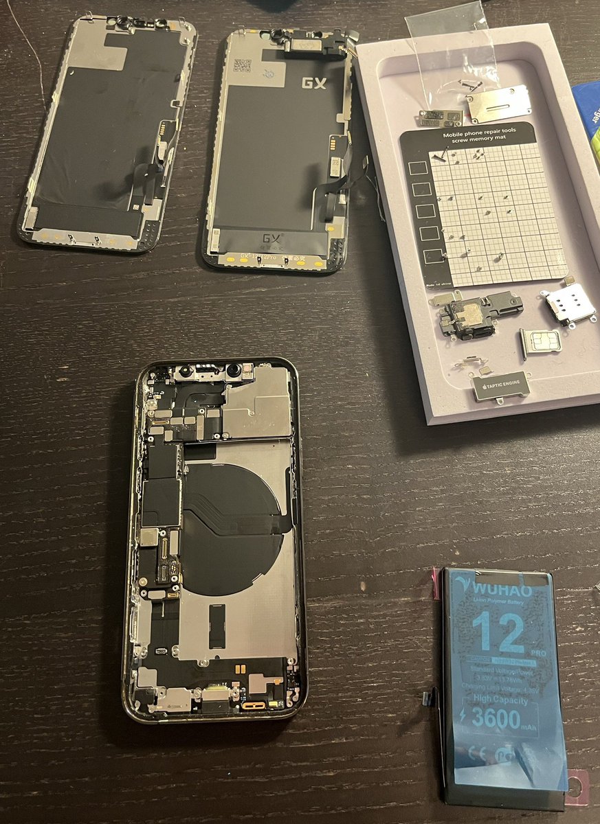 When my iPhone needs a new OLED screen, front ear speaker, and battery?  Easy #DIY !