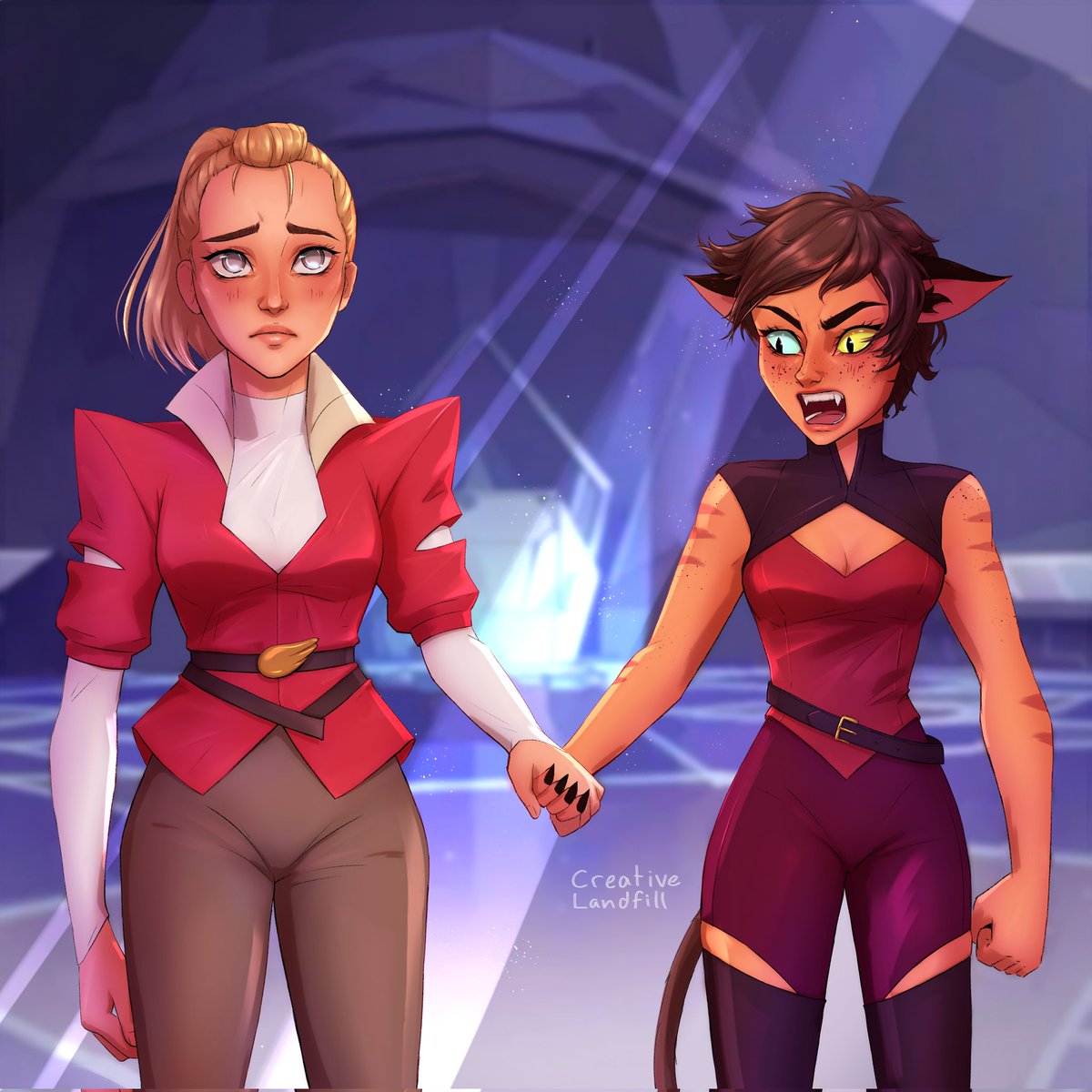 crtv_lndfll's tweet photo. actually offensive that I haven't drawn them kissing yet #catradora happy #catradoraanniversary !! https://t.co/XPhq7BEk1a