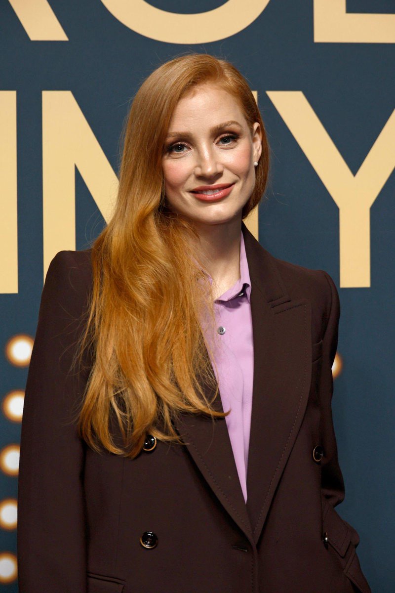 One10tv on Twitter: "Jessica Chastain attends Showtime's "George