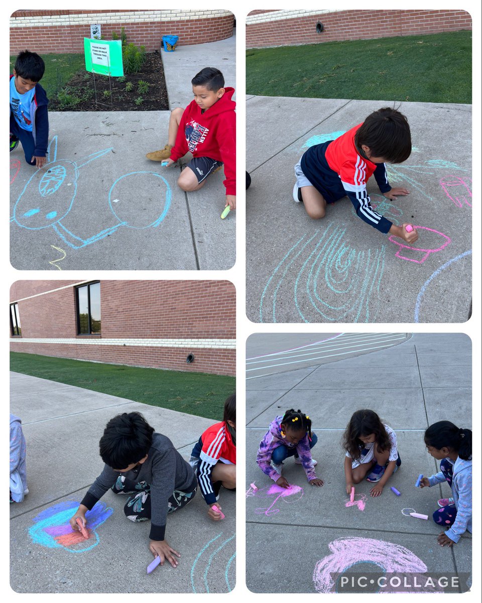jspark_0121's tweet image. Kicked off our summer countdown with fun sidewalk chalk day! So many great artists in Mrs. Park’s class☺️ #RainbowsinthePark #LindseyFirst #LindseyLoneStars @LindseyElem