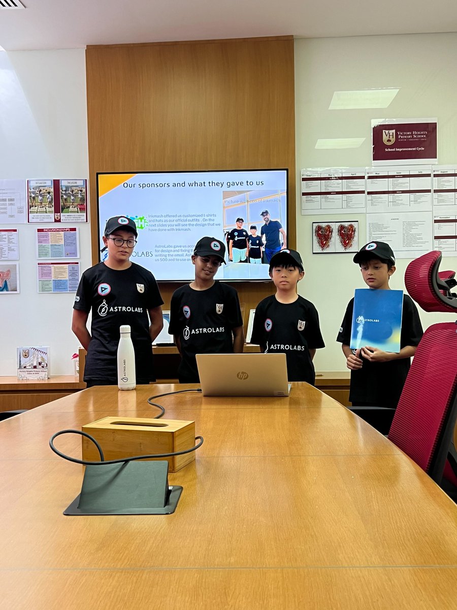 VHPrimary's tweet photo. A huge shoutout to the amazing F1 Ethara ECA pupils for sharing their outstanding F1 Ethara Projects with Mr. Alex and Mr. Rothwell! 
We're incredibly impressed by your presentations.
We look forward to taking teams to Abu Dhabi in June!
#formula1 #VHPS #BSO #BSME #KHDA https://t.co/LgtaTQZjUY