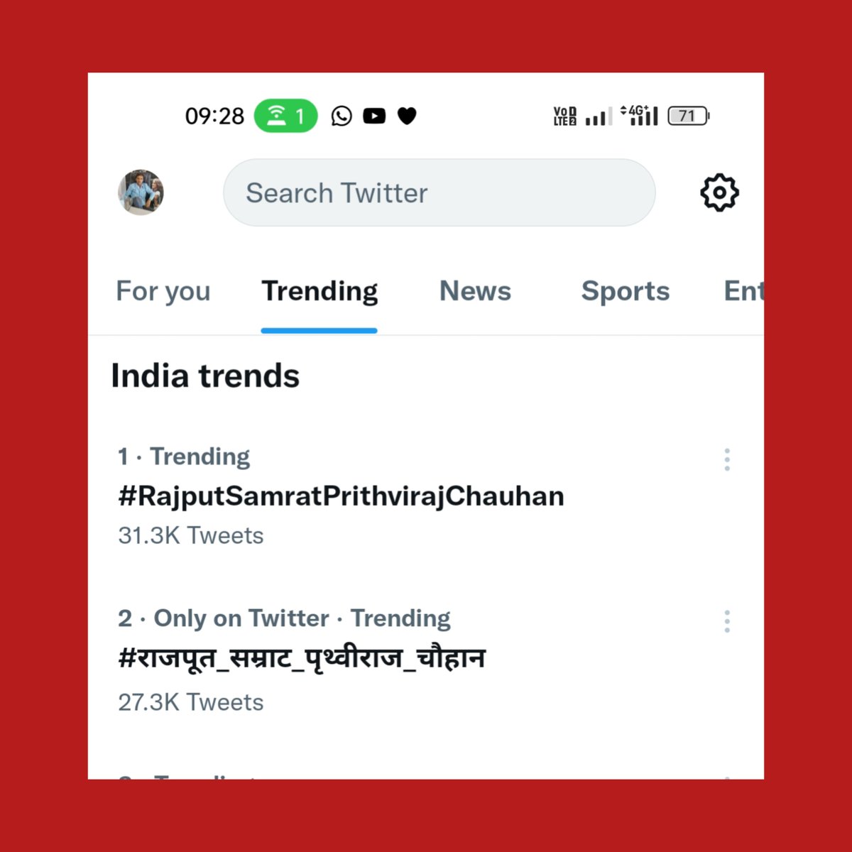 surendarsingh17's tweet photo. #भैंसचोरो के लिए

जिस समाज के लोग क्षत्रिय समाज के पूर्वजो को अपना पूर्वज बताने लगे!!
अर्थात जो किसी दूसरे के बाप को अपना बाप बताएं, वो जाने-अनजाने अपनी खुद की माता के चरित्र पर लांछन लगाते हैं!!

मै सही हूँ या गलत ??

#राजपूत_सम्राट_पृथ्वीराज_चौहान
#RajputSamratPrithvirajChauhan https://t.co/dofFrHzUTw