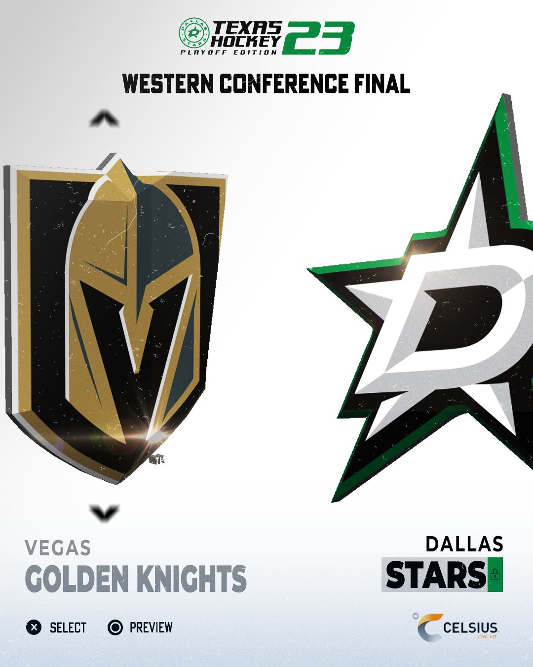 Vegas Golden Knights vs Dallas Stars 2023 NHL Stanley Cup Playoffs