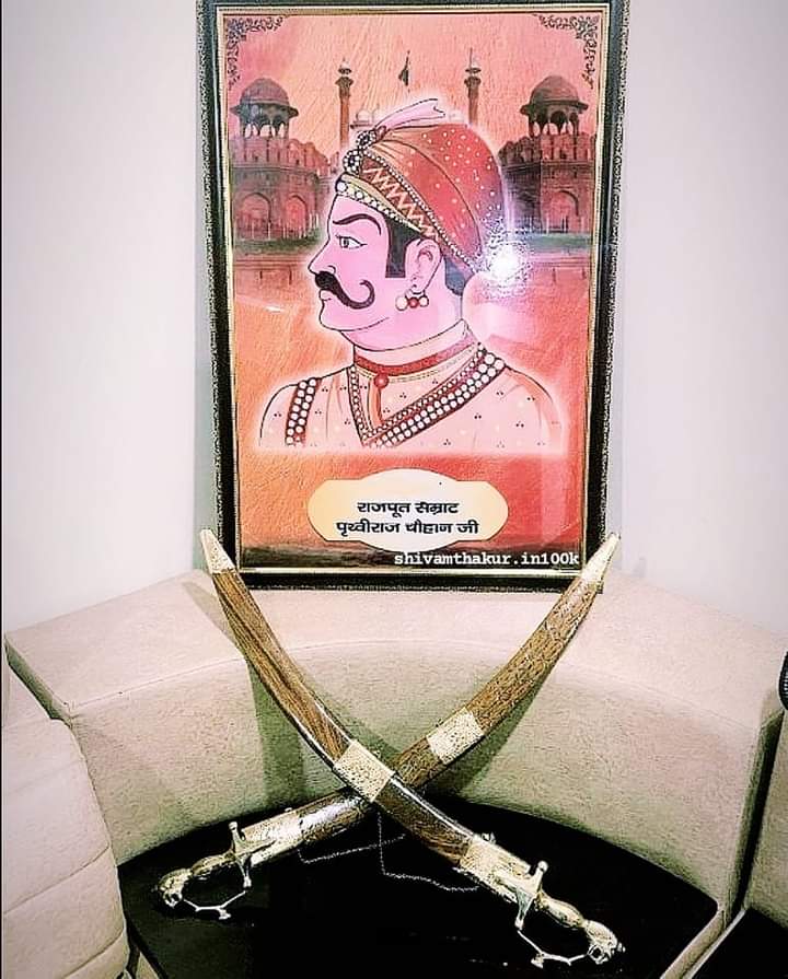 rajputekta_'s tweet photo. हिंदुस्तान का शेर क्षत्रिय सम्राट पृथ्वीराज चौहान जी के जन्म उत्सव की हार्दिक शुभकामनाएं 💪🚩
#राजपूत_सम्राट_पृथ्वीराज_चौहान https://t.co/17sRDgM3cB