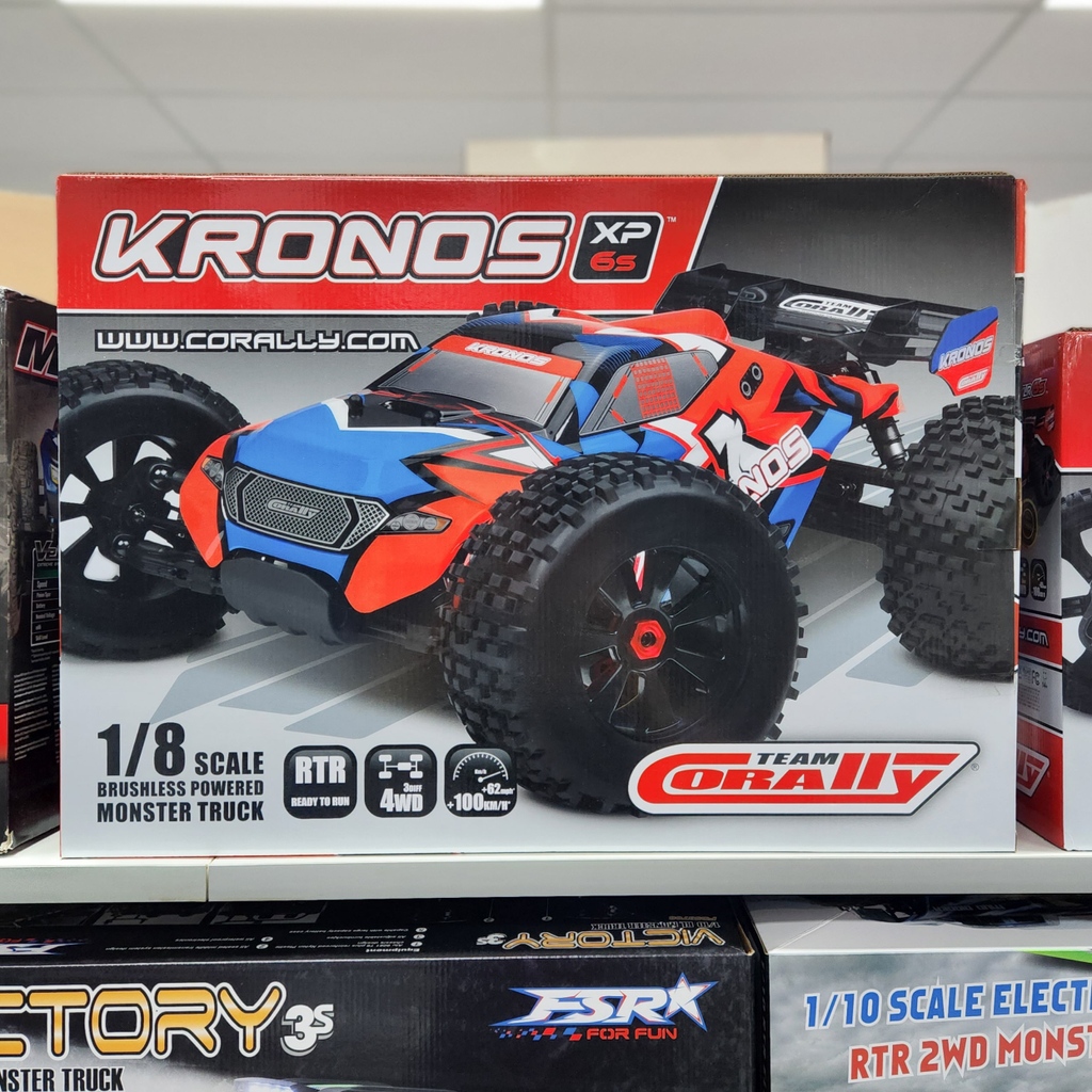 hearnshobbies's tweet photo. With this Monster Truggy's aggressive appearance, race-inspired design, and plush suspension the Kronos XP can tackle to the most challenging bumps and jumps and will come back for more.
Grab yours here 👉️ https://t.co/lt6KnbcXXd
#TeamCorally #HearnsHobbies #TheHobbyMan https://t.co/tPGH5Rnucm