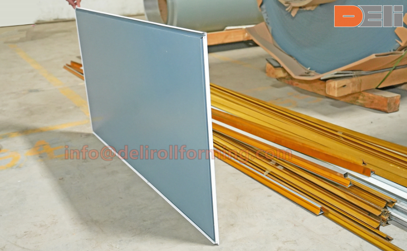 Deli_Machinery's tweet photo. DELI - GIGA Honeycomb Ceiling Panel Production Line 
Easy and quick operation, Proceed for thin aluminum material, High accuracy of finished products #ceiling #honeycombceiling #ceilingpanel #ceilingtile #wallpanel #rollformingmachine #rollforming #ceilingdesign #ceilingmachine https://t.co/Al3c5Lo3oO