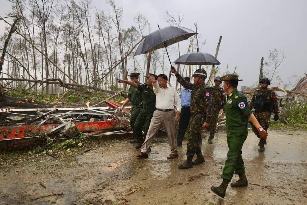 ViewsofMM22's tweet photo. It is necessary to rehabilitate Rakhine State to be better than the original situation: Senior General Min Aung Hlaing.  #WhatsHappeningInMyanmar #Myanmar #MochaUpdate https://t.co/IStSXWYwbw
