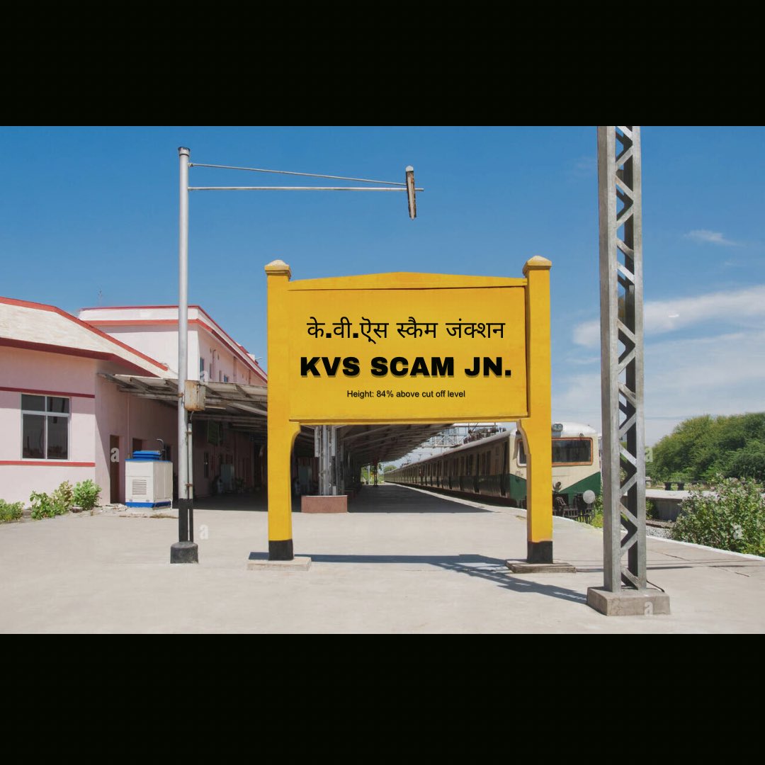 Sushant99655745's tweet photo. @RailMinIndia heard you are changing signage in Railways. Can you please share this with your friends @EduMinOfIndia @PMOIndia @dpradhanbjp @HMOIndia They are not taking any care in the discrepancies in KVS direct recruitment 2023. #kvsscam #kvsanswerkey https://t.co/Yy9FN5cQP1