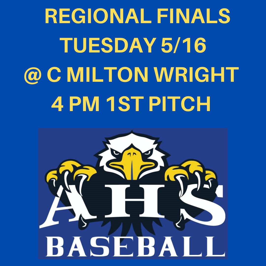 Come out and support our players as they battle for a Regional Championship