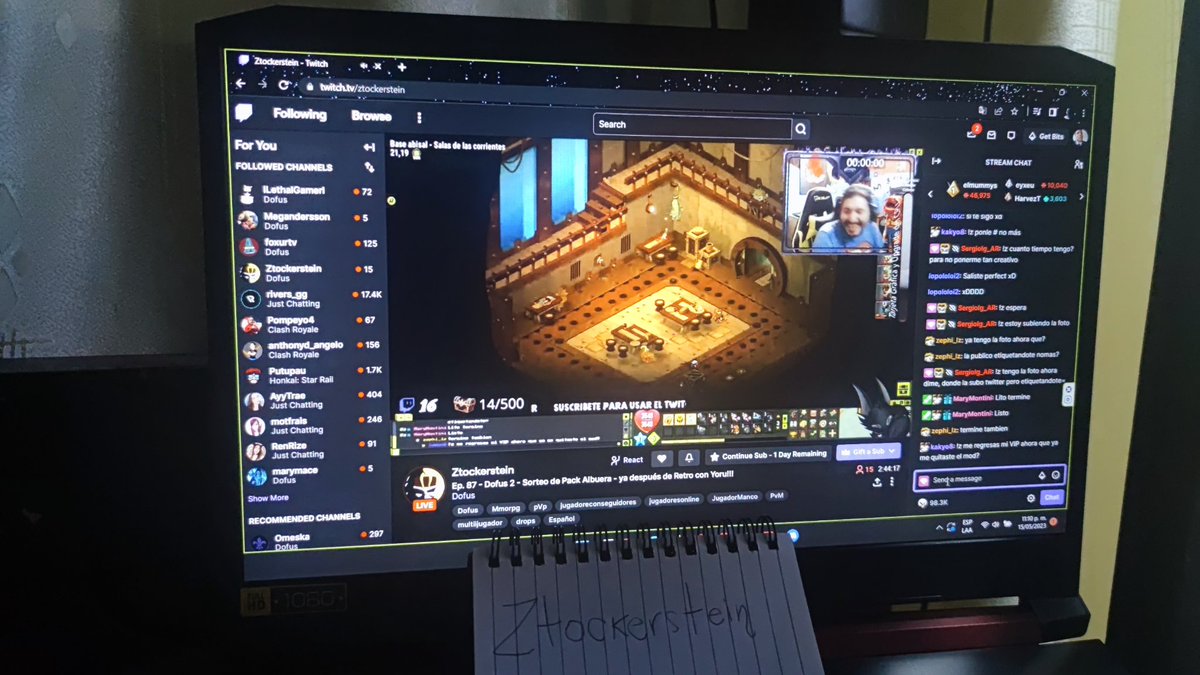Anfetor94's tweet photo. Viendo al señor viejo sonriente @ztockerstein, esperando el sorteo. https://t.co/Atu6YxueZG