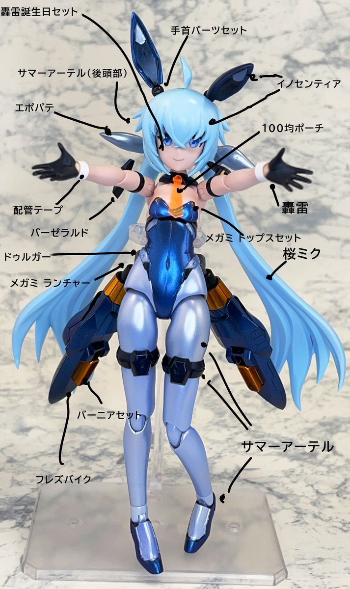「#盛らなくたってミキシング まぁ、盛らないからと言って低コストとは限らないけどね」|遠音アズナのイラスト