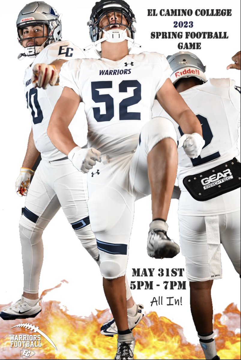 Thank you <a href="/ElcoHC/">Elco Head Coach</a> for inviting me to the <a href="/FBWarriorsECC/">ECC Football</a> spring football game, super excited to be there