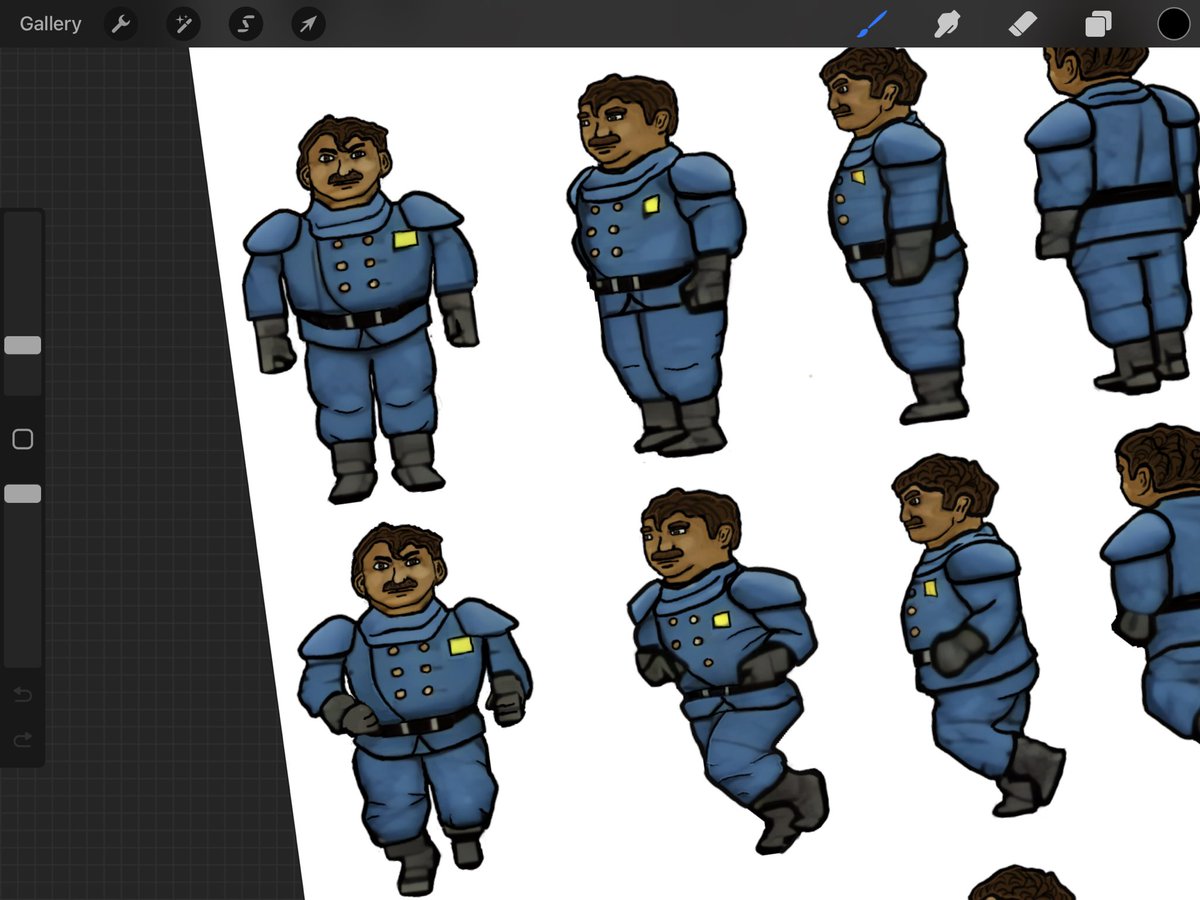 ArtInPInkerton's tweet image. Redrawing all art in #blakestone from tiny 1993 pixel art to cartoon look. Long way to go, but it’s fun #art #digitalart #pcgaming