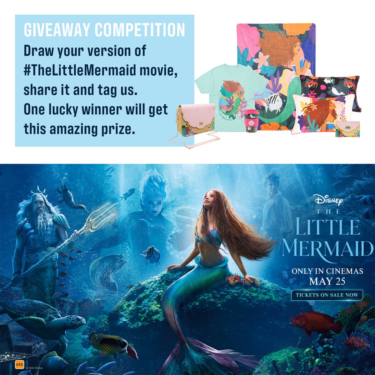 Enter the competition to win this prize! #disney #TheLittleMermaid