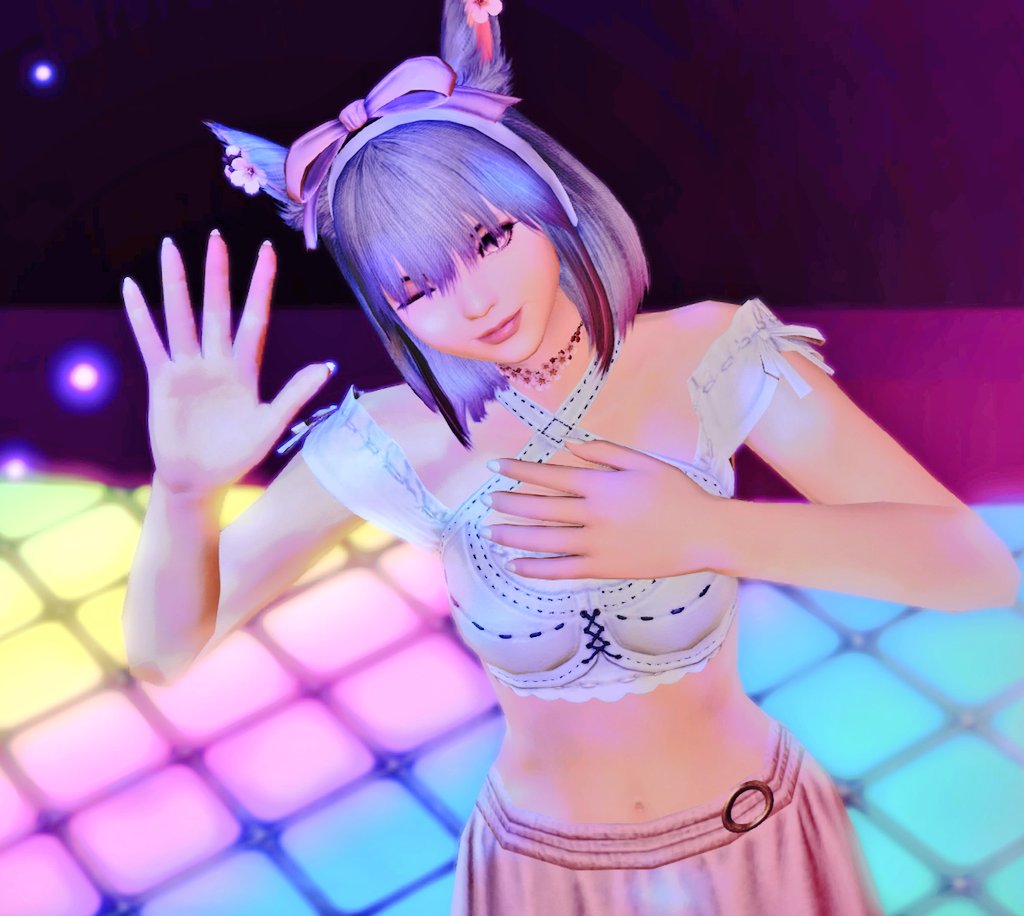 nyx_astera's tweet photo. ๐ง The unbeatable @dj_dollipop is crushing it at the Dollhouse stage with her kawaii beats! ๐ฅ๐๐ฐ She's so good, she could steal 1000x beats per second! ๐คฏ๐ถ And she knows how to party in #FFXIV! ๐ #DJGoals #KawaiiAF #GirlPower #MusicLovers #GamerLife #LetsGetLit #PartyTime https://t.co/Lx3iV2z0ec