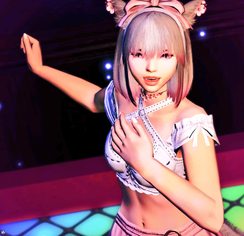 nyx_astera's tweet photo. ๐ง The unbeatable @dj_dollipop is crushing it at the Dollhouse stage with her kawaii beats! ๐ฅ๐๐ฐ She's so good, she could steal 1000x beats per second! ๐คฏ๐ถ And she knows how to party in #FFXIV! ๐ #DJGoals #KawaiiAF #GirlPower #MusicLovers #GamerLife #LetsGetLit #PartyTime https://t.co/Lx3iV2z0ec