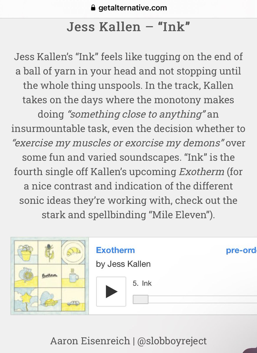 Jess Kallen x <a href="/GetAlternative/">The Alternative</a> 

getalternative.com/the-alt-weekly…