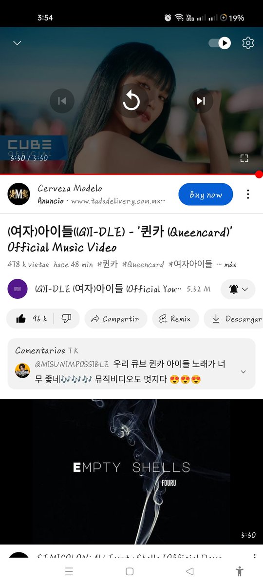D4m_L3xX's tweet photo. @G_I_DLE 🤲🏻💞
#여자아이들 #GIDLE #I_feel #여자아이들_퀸카_시청중 https://t.co/b398HgtfeC