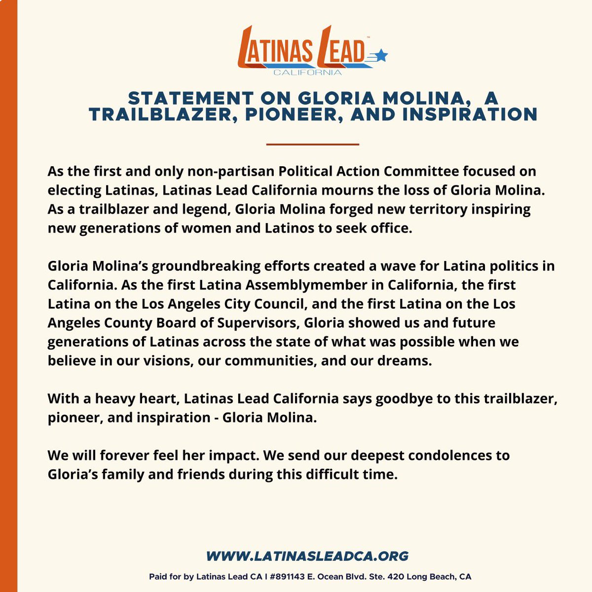 Latinas Lead CA (@latinasleadca) on Twitter photo 