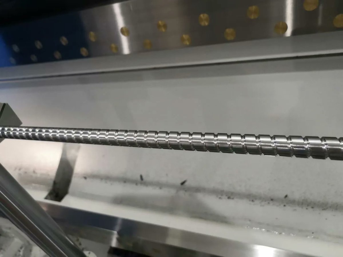 limobearing's tweet photo. C5 ball screws, produced by Cyclone Milling Machine from Germany. 
#diycnc #cncrouter #diycncrouter #diy3dprinter #hiwin #linearguide #linearrail #ballscew #cncwoodworking #cncmilling #cncmachine #cnclathe #cncwood #routersled https://t.co/jU5hJUqMgi