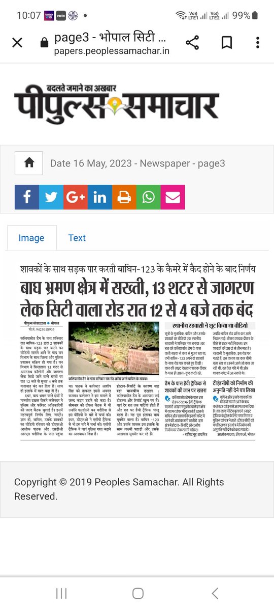 jthakur71's tweet photo. बाघ भ्रमण क्षेत्र होने के नाते इस रास्ते के वैकल्पिक मार्ग के रूप में मध्य प्रदेश शासन के 5 करोड़ रुपए खर्च कर बनाया गया पुल पर नया वैकल्पिक मार्ग बनेगा मध्य प्रदेश सरकार को इस पर विचार करना चाहिए https://t.co/ti6MC2UEX1