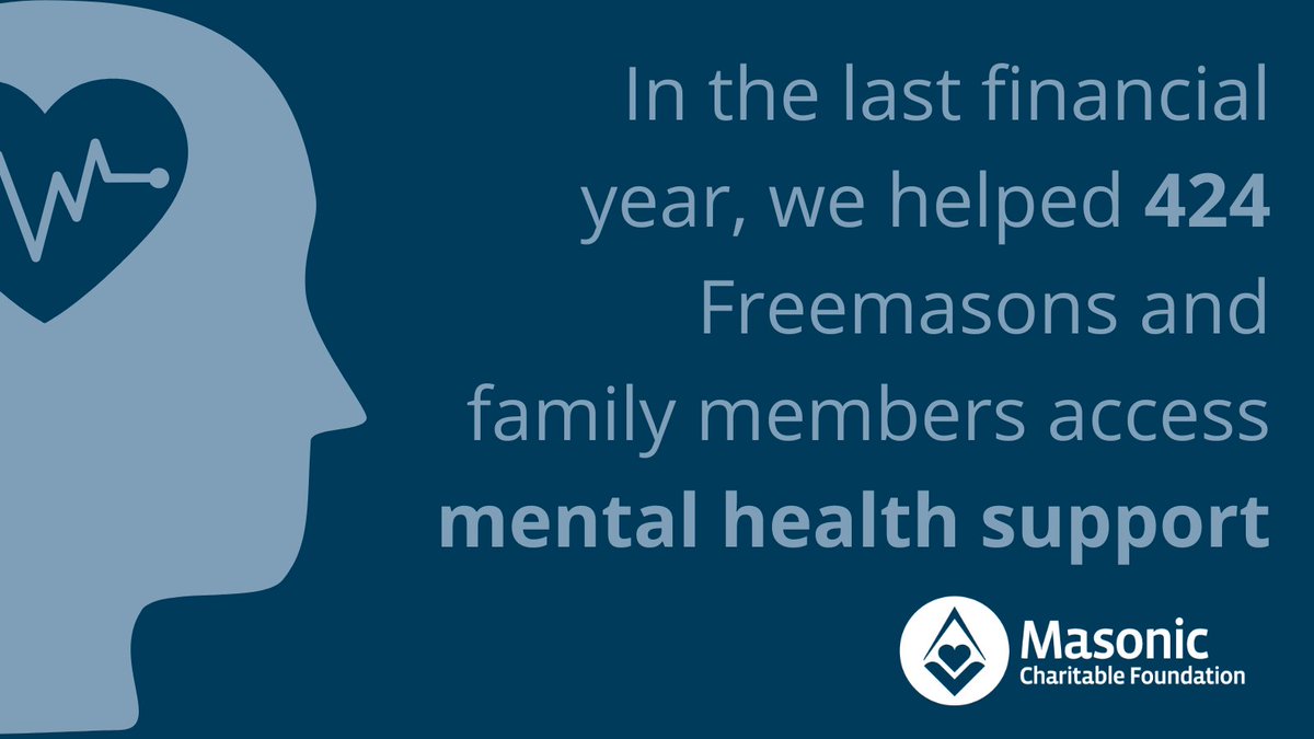 🧠On top of our grants to charities, we also help Freemasons and family members access mental health support, both for adults, and children aged 5-16.

Learn more and get support: loom.ly/dCnglqo #MentalHealthAwarenessWeek #MentalHealth #Freemason #Freemasonry