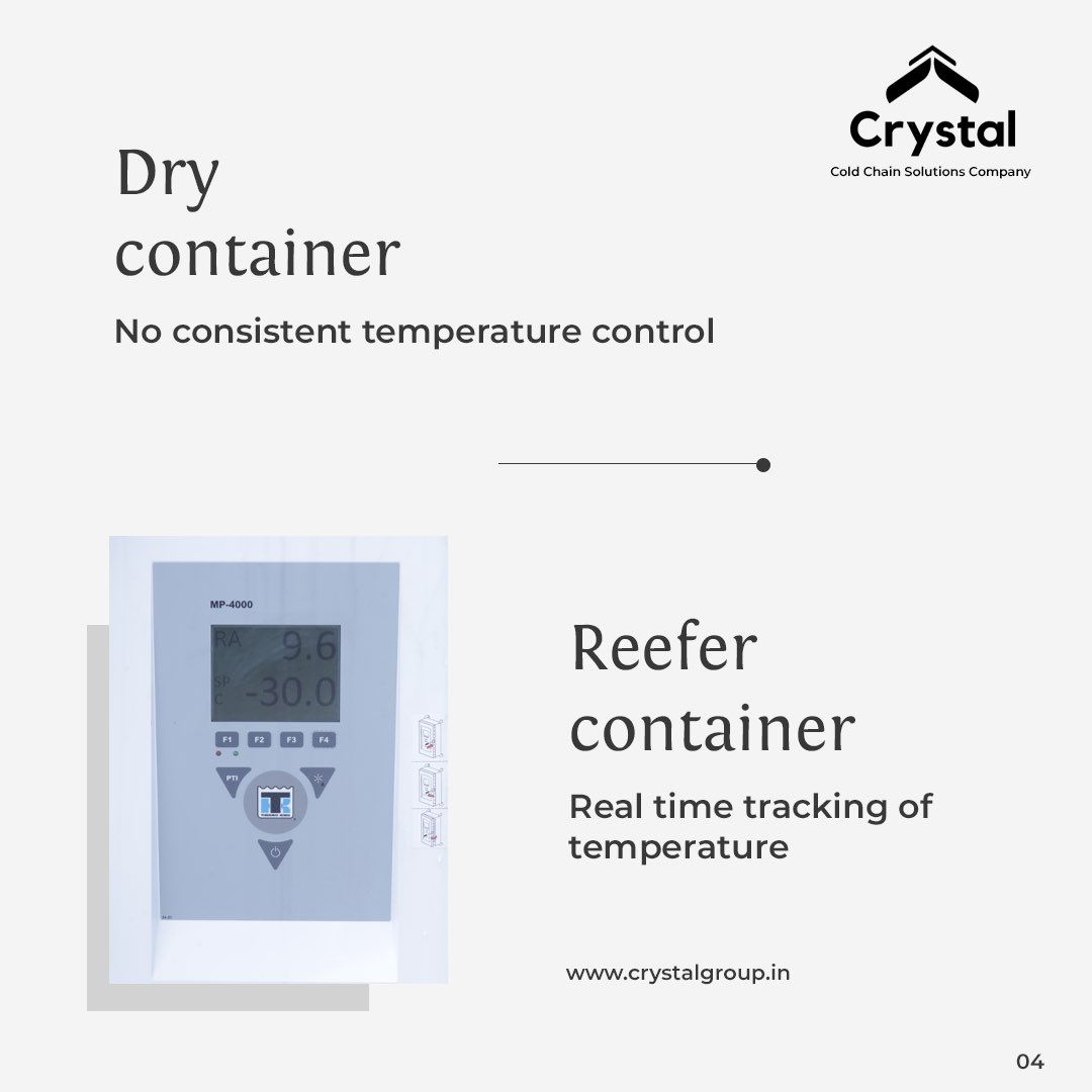 _Crystalgroup's tweet photo. Make the right choice today and choose what's best for you &amp; the freshness of your goods.
Contact us today to learn more about how we can help your business - https://t.co/cDNVgiQqnf
📩 marketing@crystalgroup.in
#CrystalSolutionsForYou #reefercontainer #ColdStorage #drycontainer https://t.co/rbLKu3oatJ