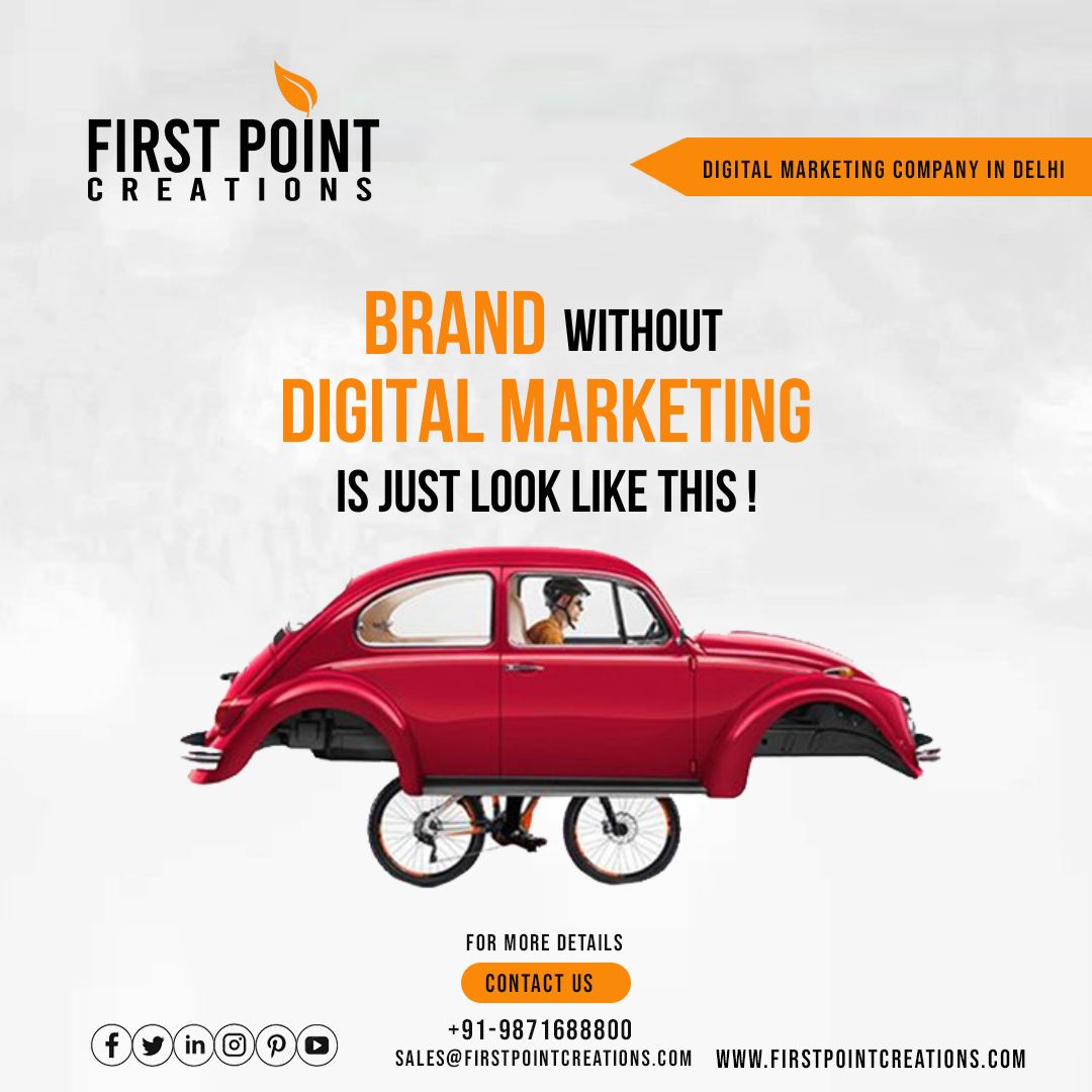 You can not participate in a car race on a cycle! In the same way, brands can not excel today without digital marketing.
.
.
.
.
#branding #onlinebrand #onlinebranding #brandingagency #advertising #advertisingagency #onlinemarketing #marketingstrategy #onlinemarketingstrategies